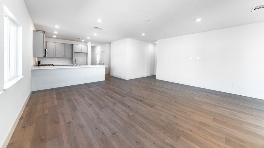 Living and dining room great room