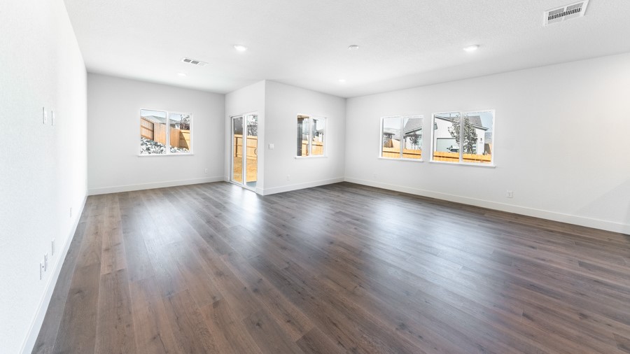 Living and dining room great room