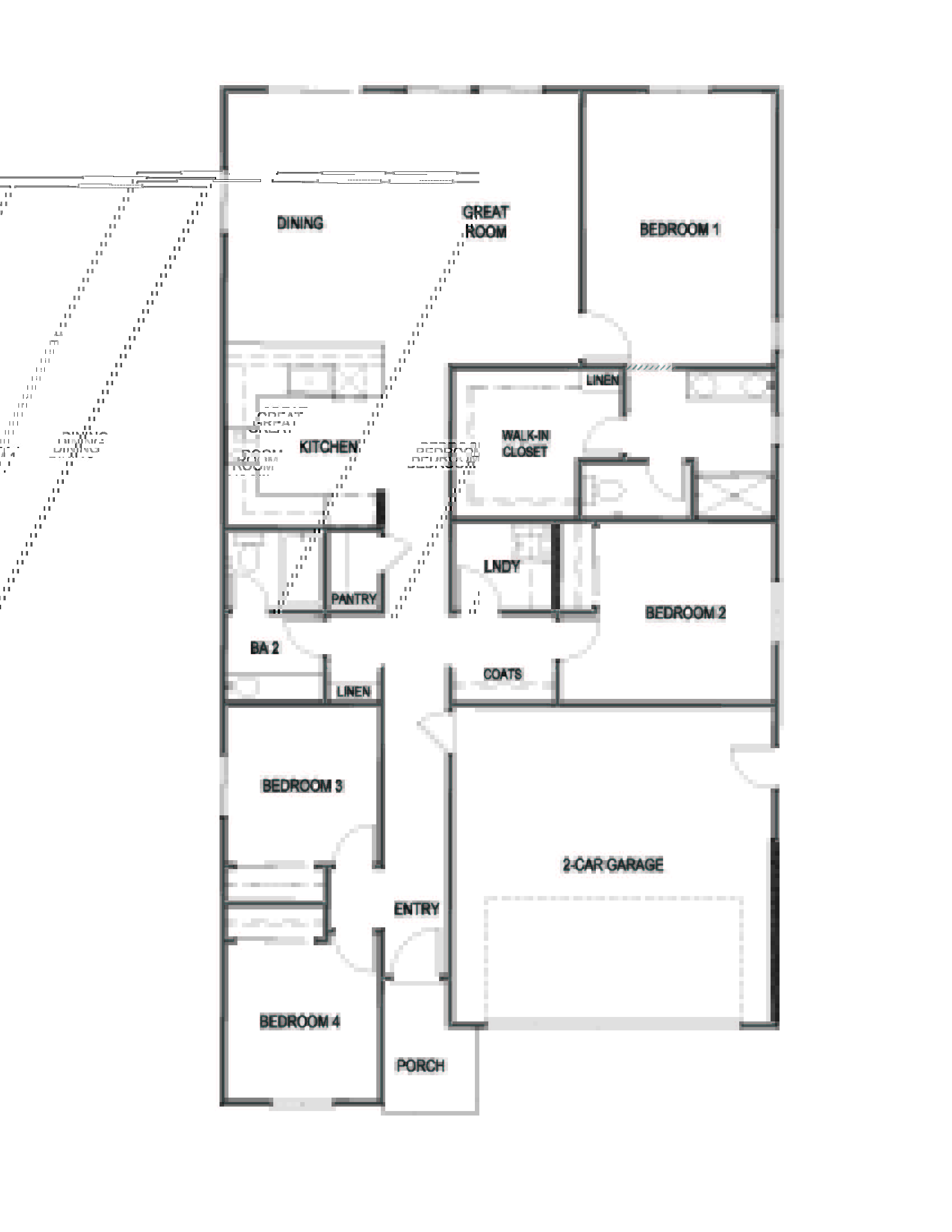 Single Level Bryce Floorplan