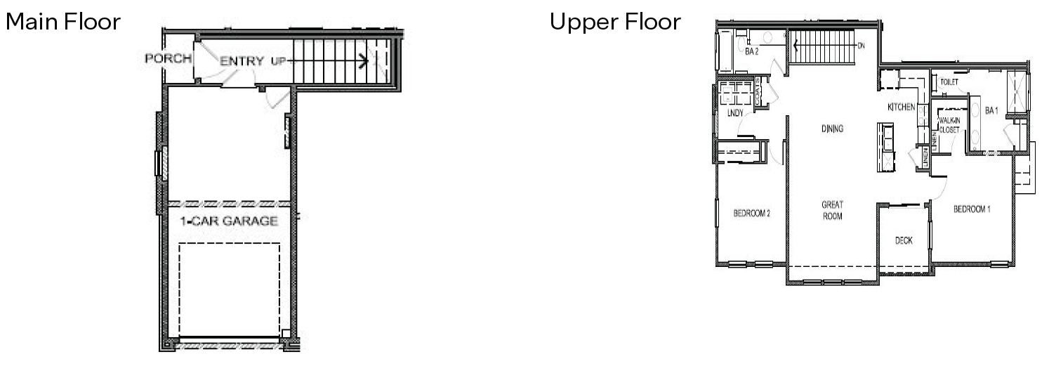 Standard 1315 2 story plan