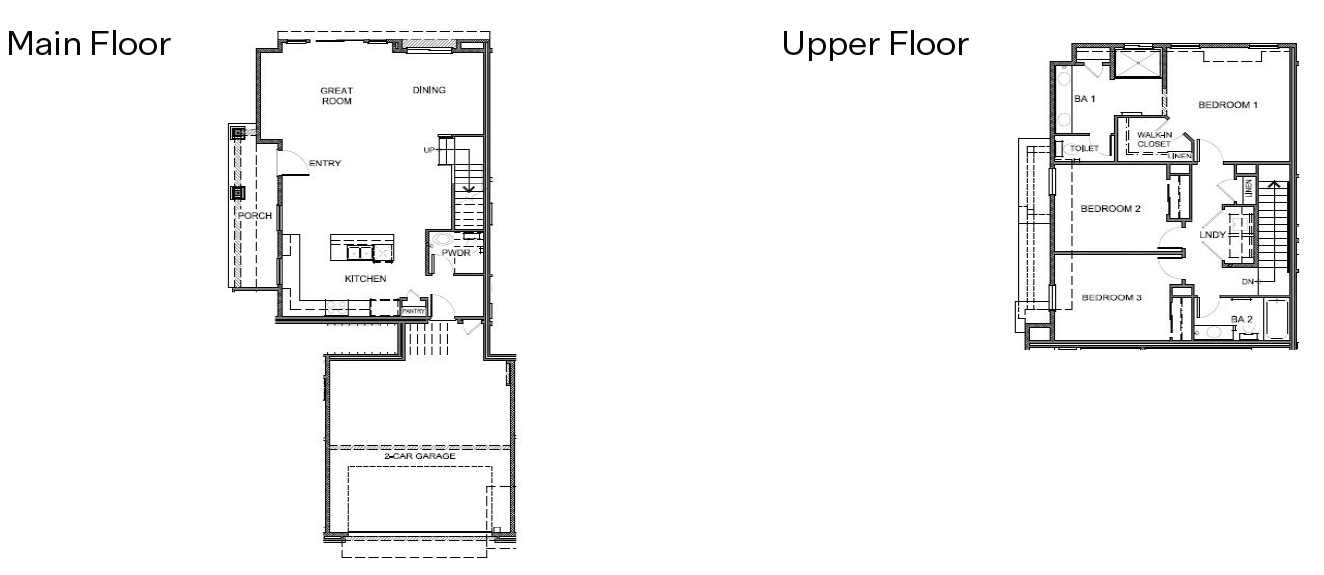 Standard 1650 2 story floorplan