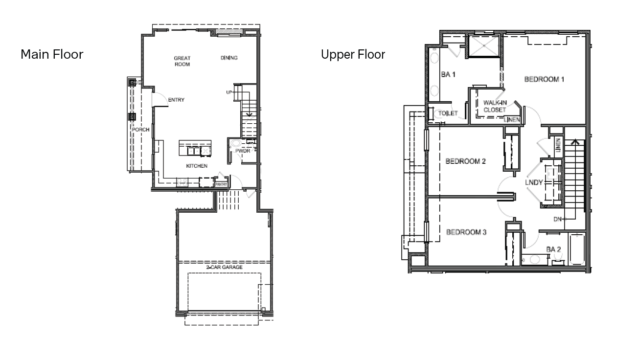 Standard 1650 2 story floorplan