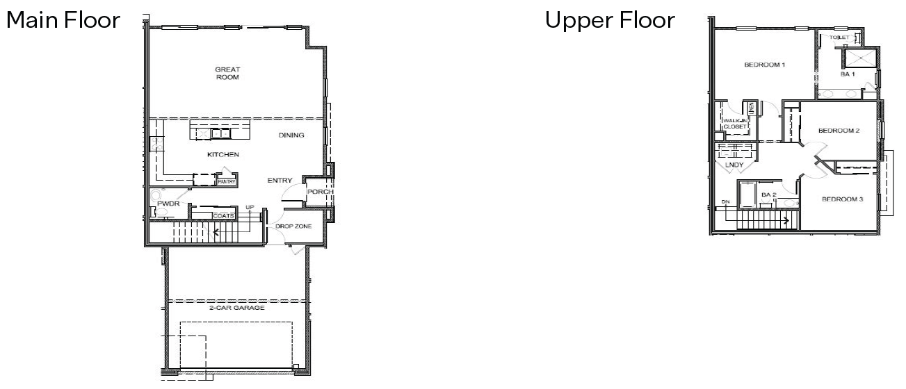 Standard 1869 2 story floorplan