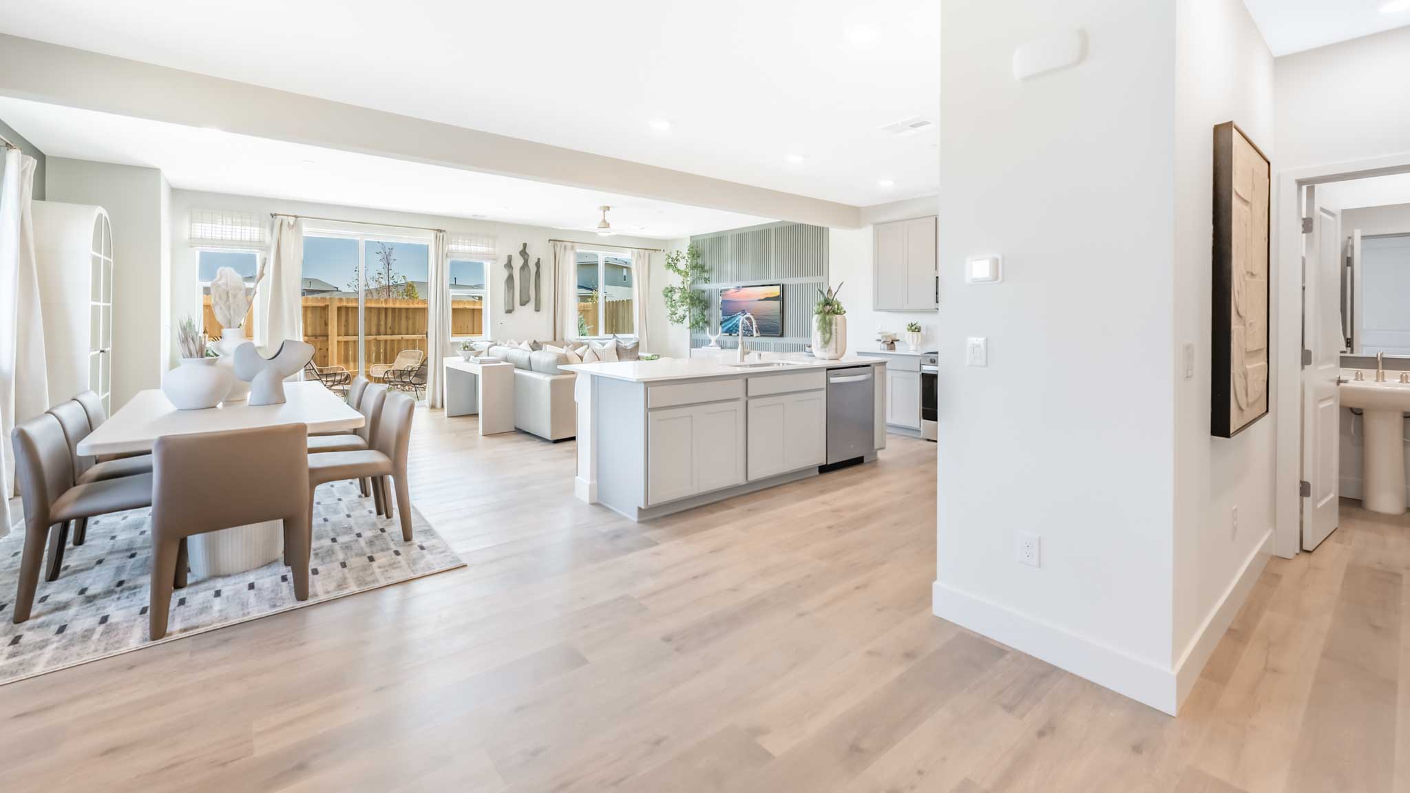 Entry to the open concept great room