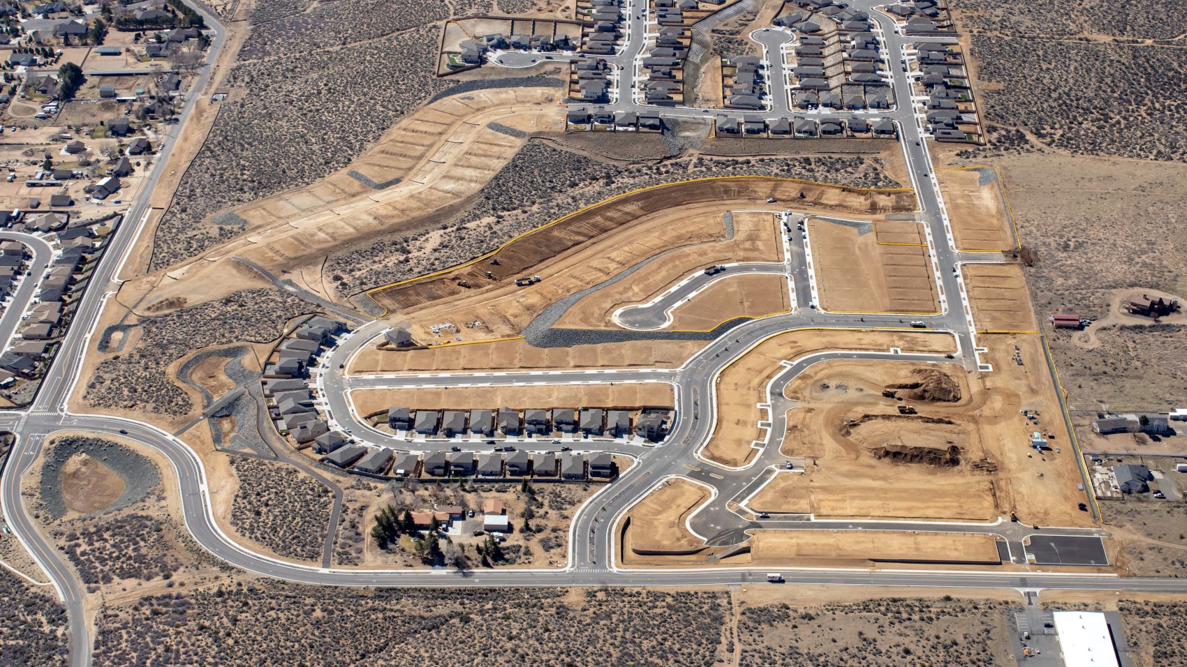 Aerial of the Arrow Point community
