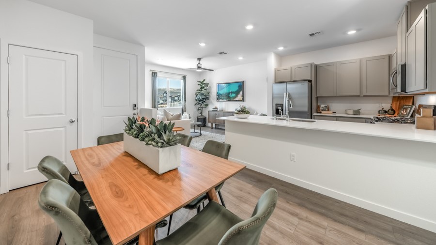 Dining room looking towards the kitchen