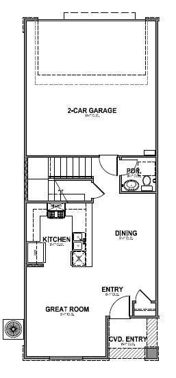 First level Ashland floorplan