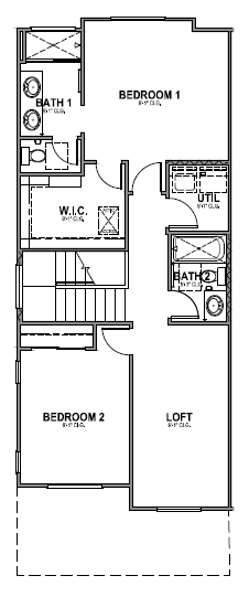 Second level Ashland floorplan