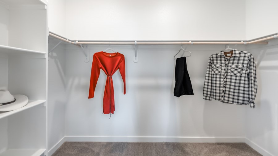 Large primary closet