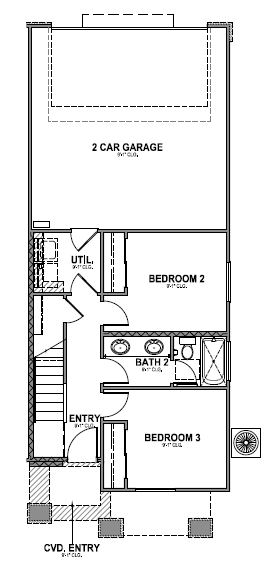 First level of the Navarro floorplan