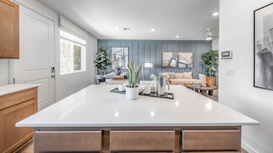 Large kitchen island