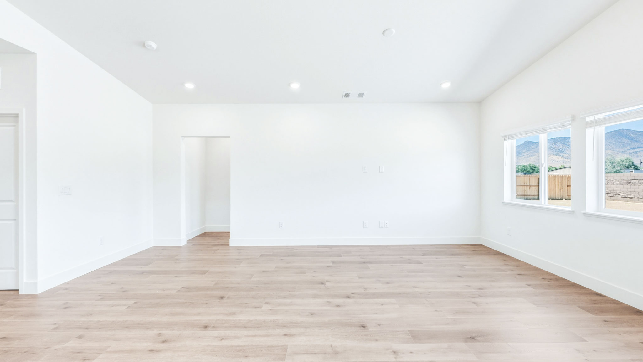 Great room looking towards the primary bedroom