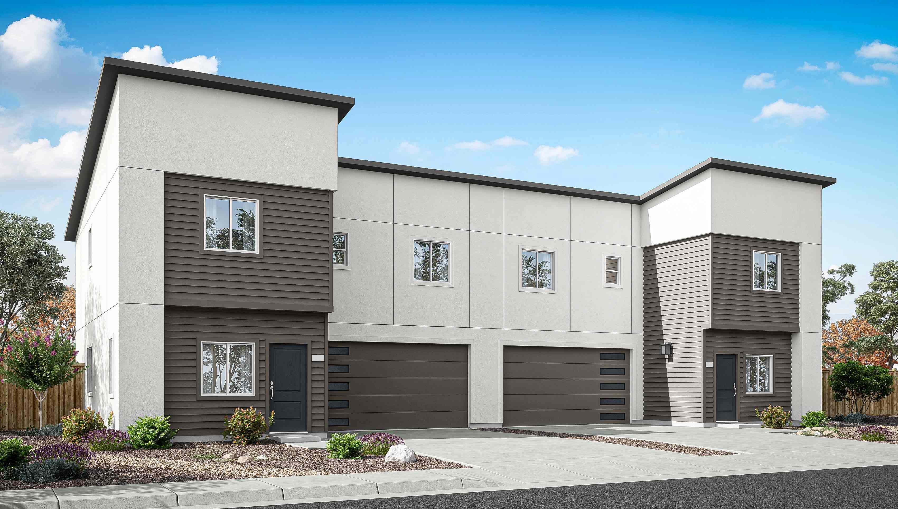 Front view of elevation C 1555 plan