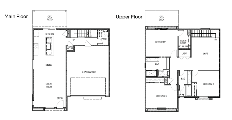 Standard 1793 2 story plan