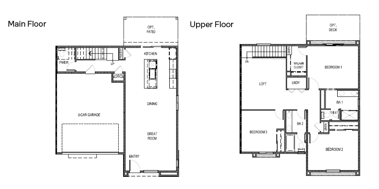 Reverse 1793 2 story plan
