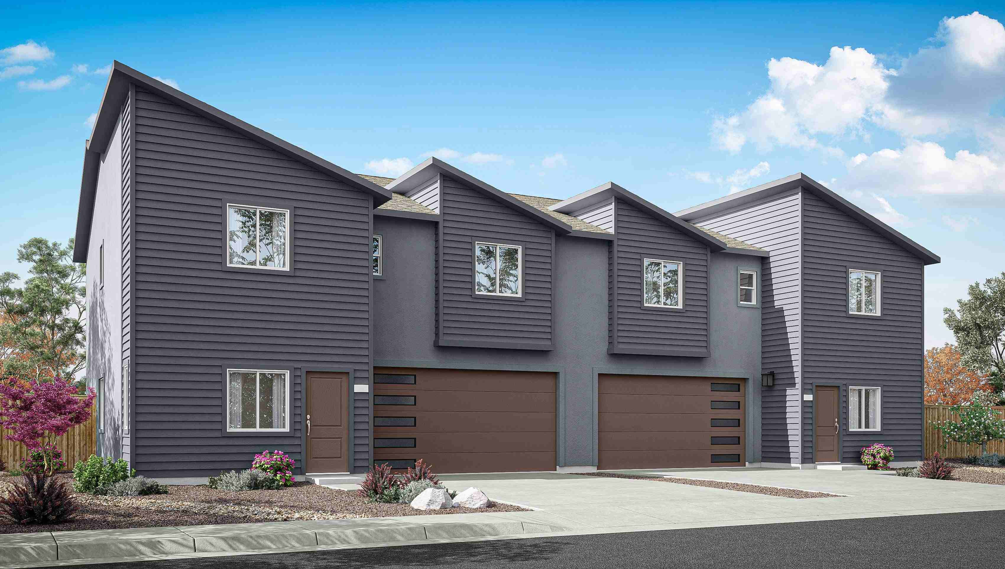 Front view of elevation B 1793 plan