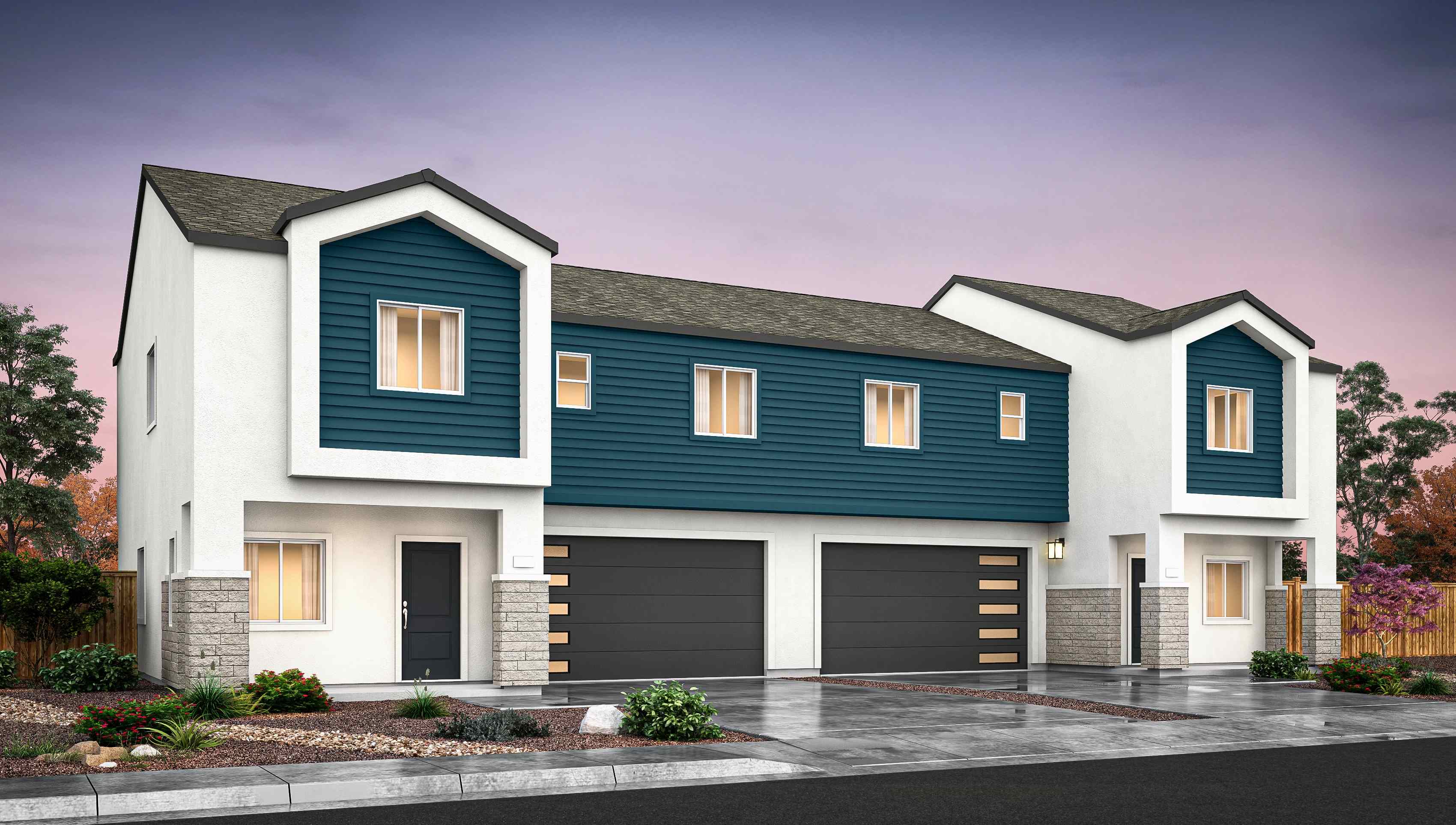 Front view of elevation A 1899 plan