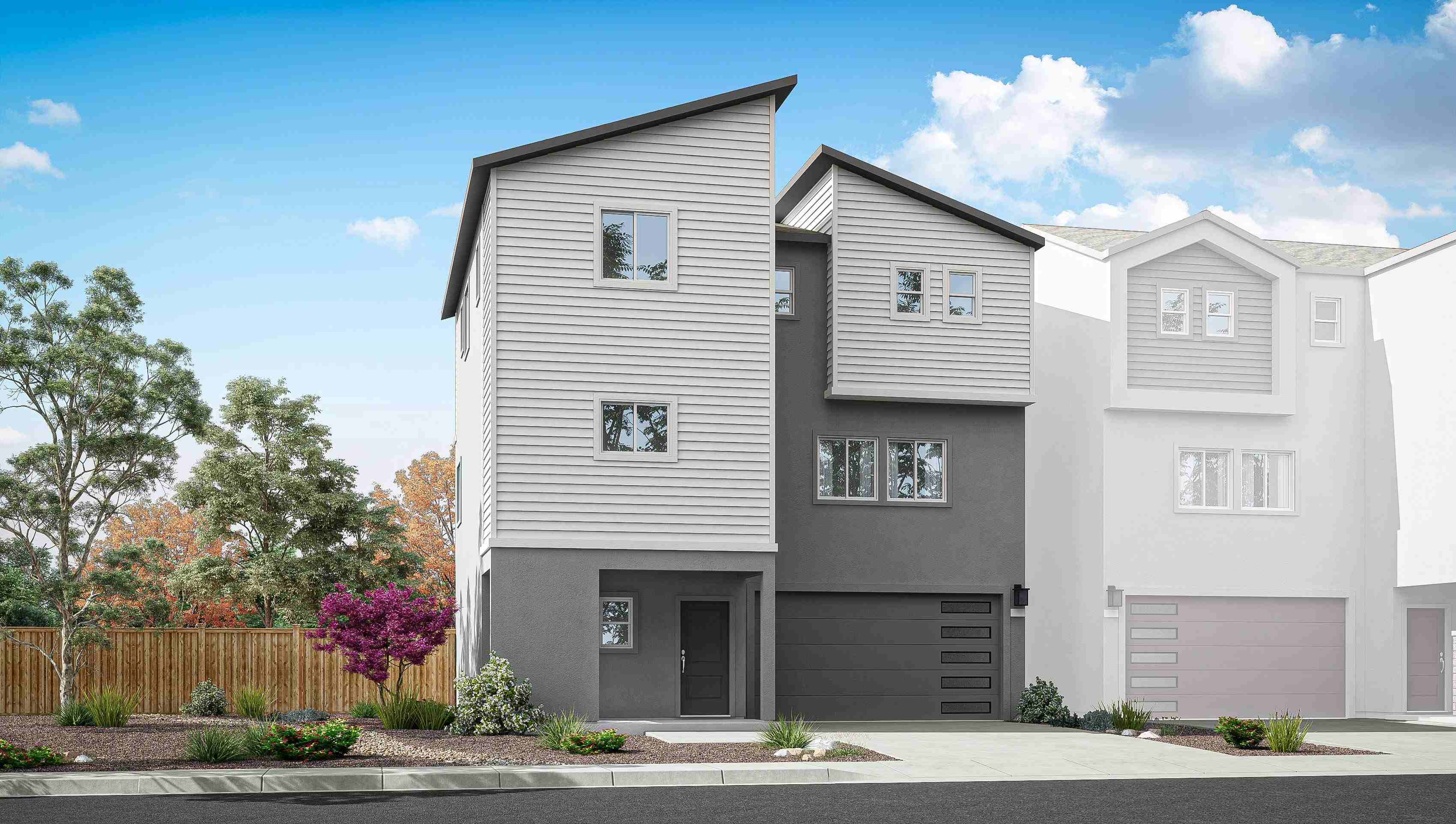 Front view of elevation B 2253 plan