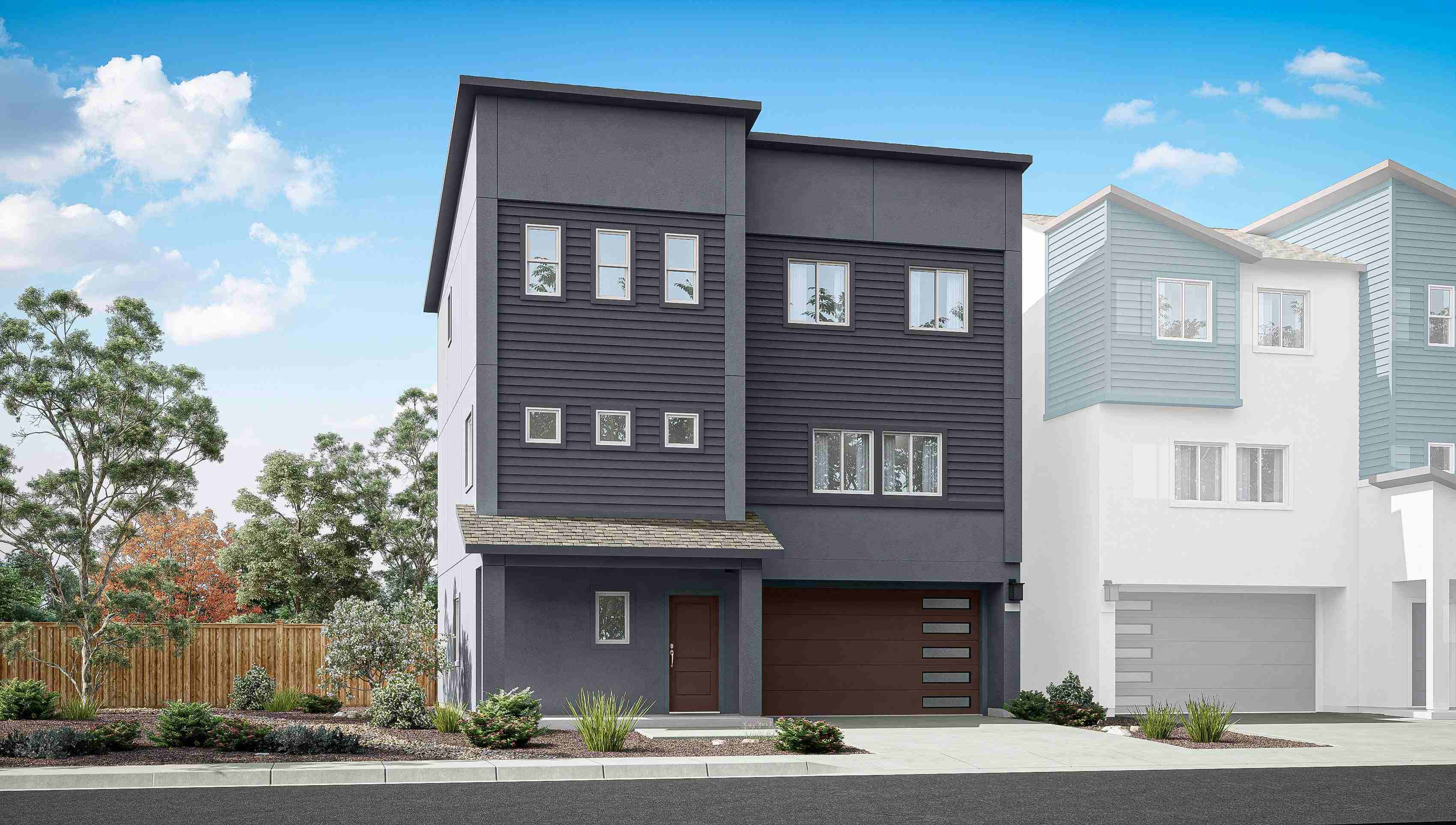 Front view of elevation C 2501 plan