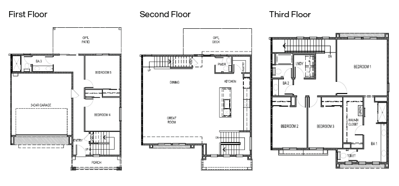 Reverse 2501 3 story floorplan
