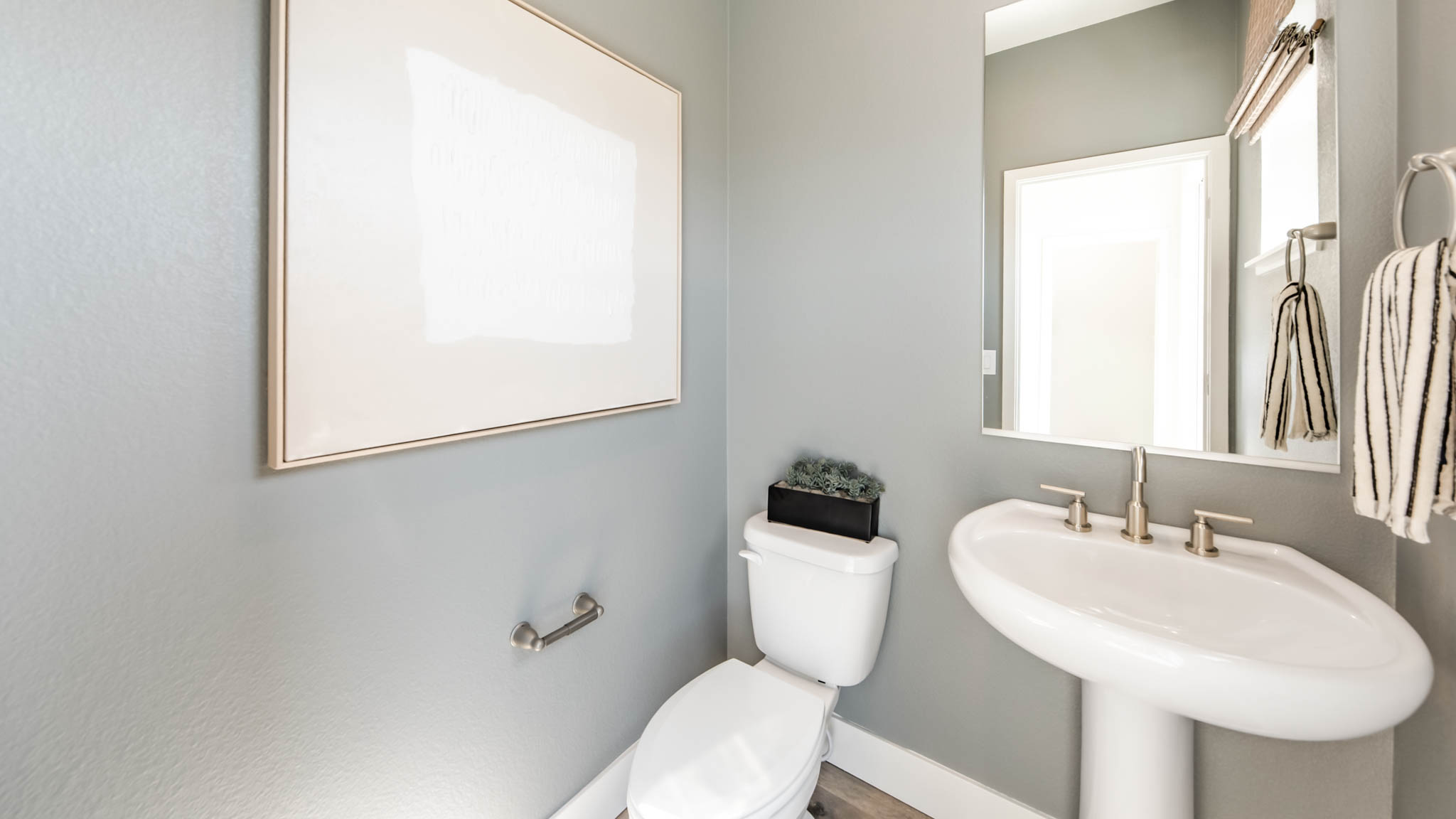 Half bathroom on the main living area