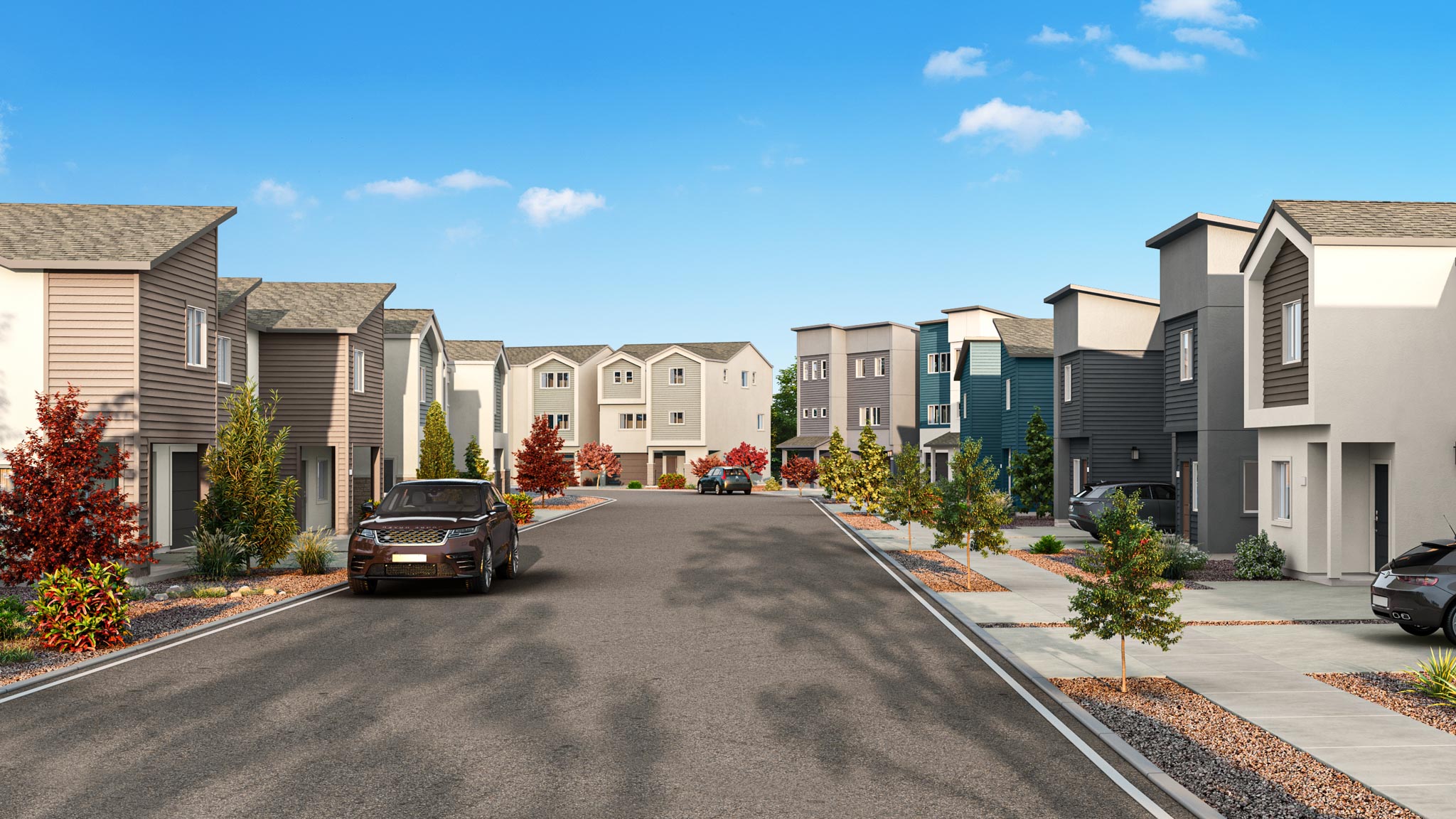 A street-view image of the Wolf Ridge neighborhood.