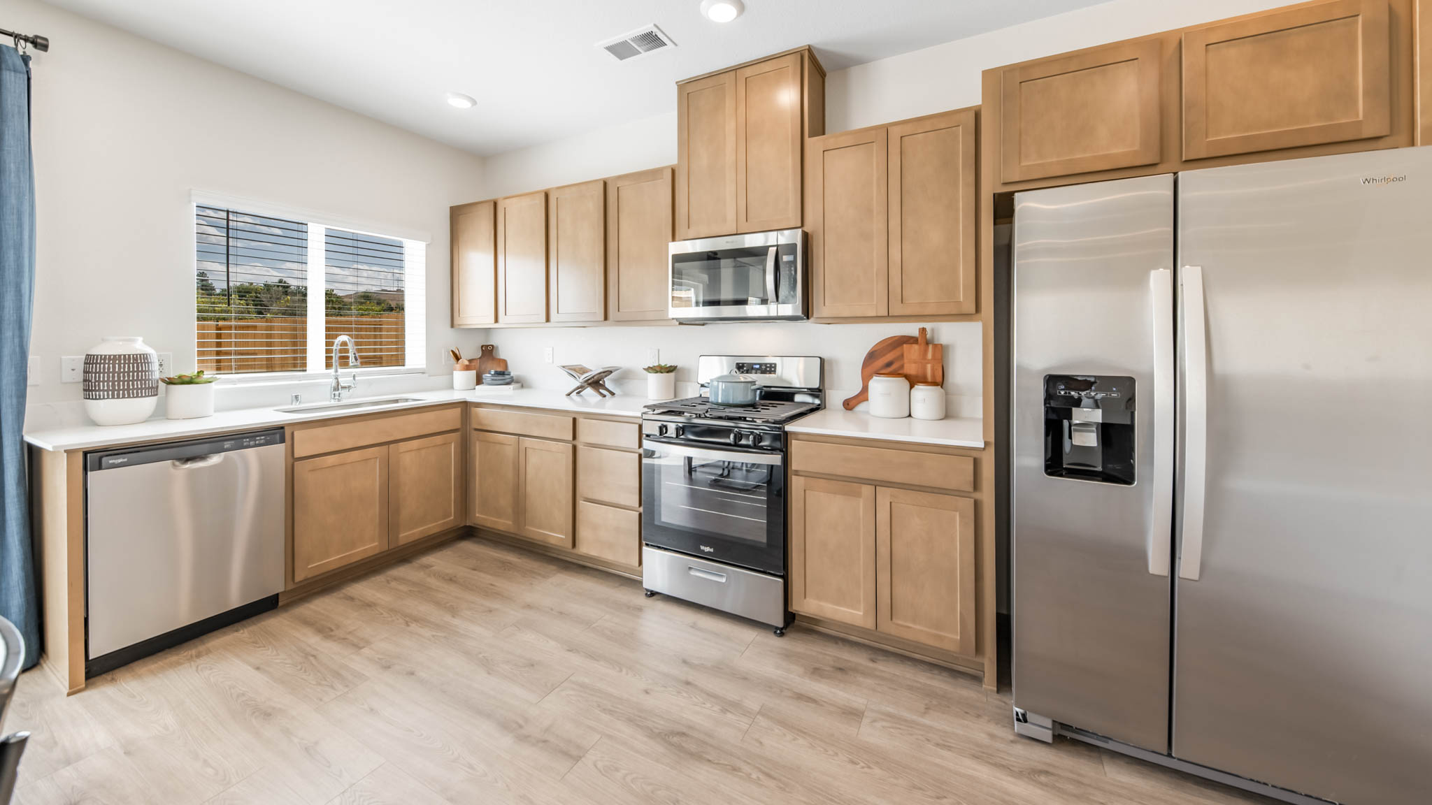 Large kitchen with plenty of cabinet space