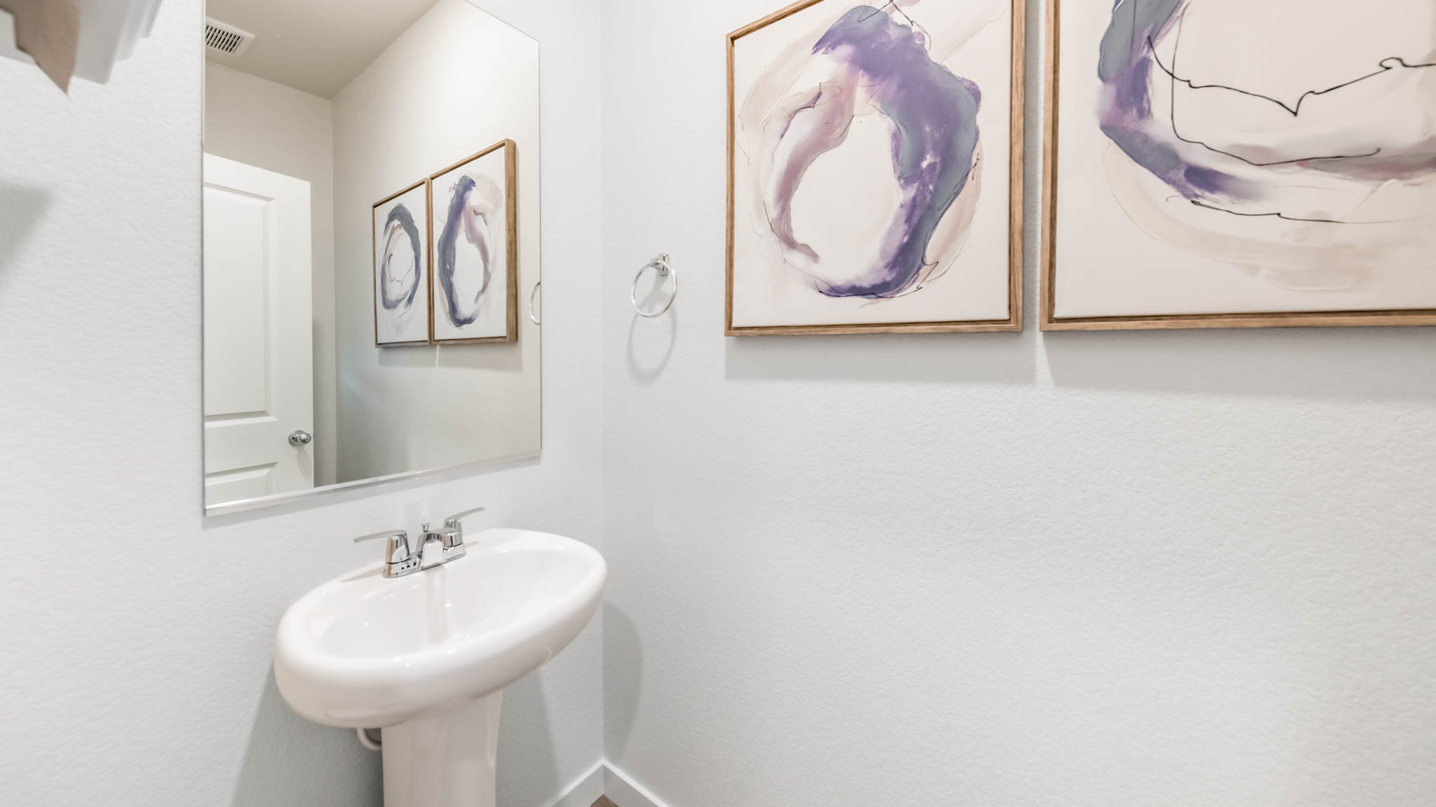 Half bathroom on the first floor for guests