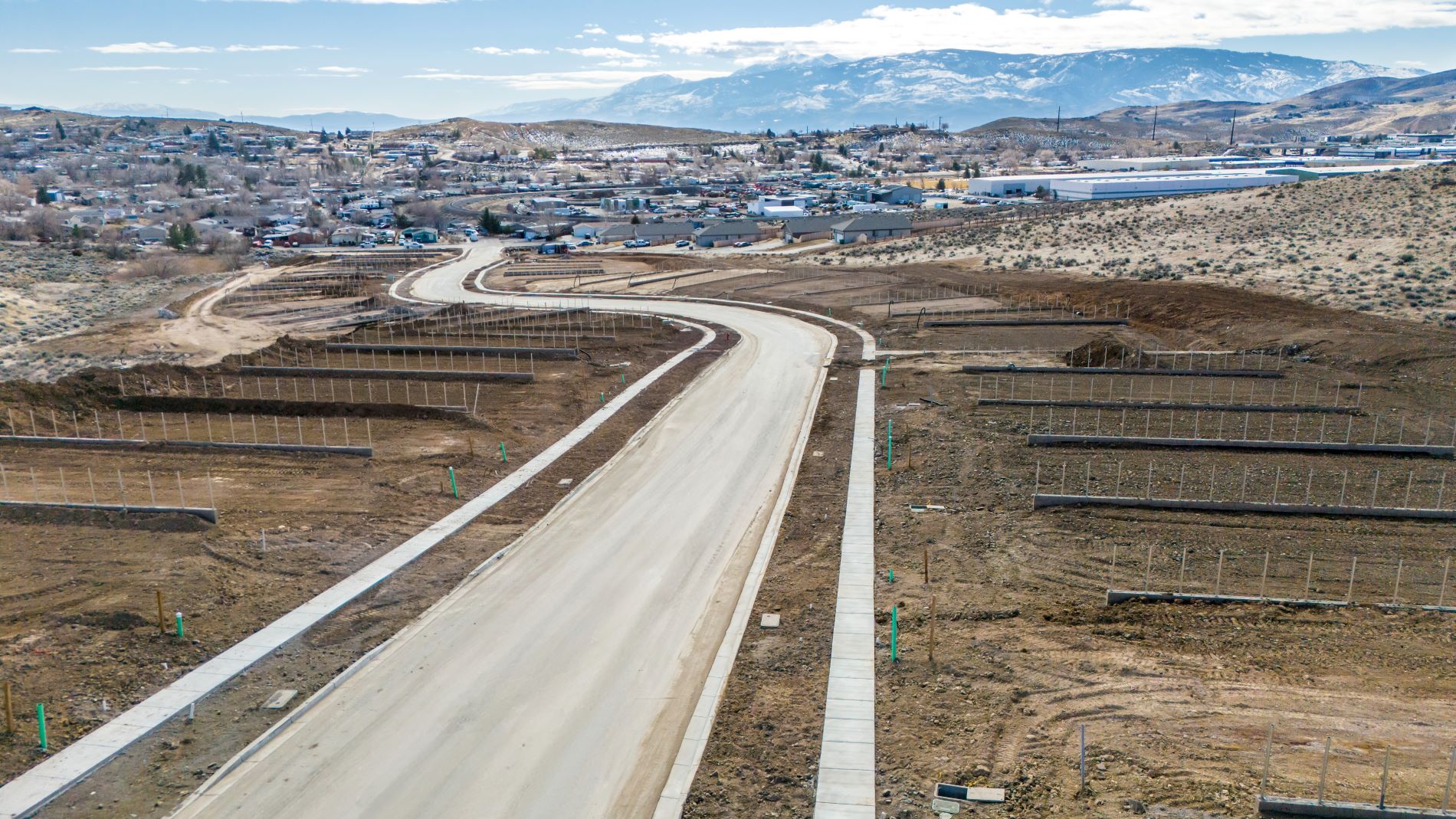 Drone photo of our coming soon community Trailside