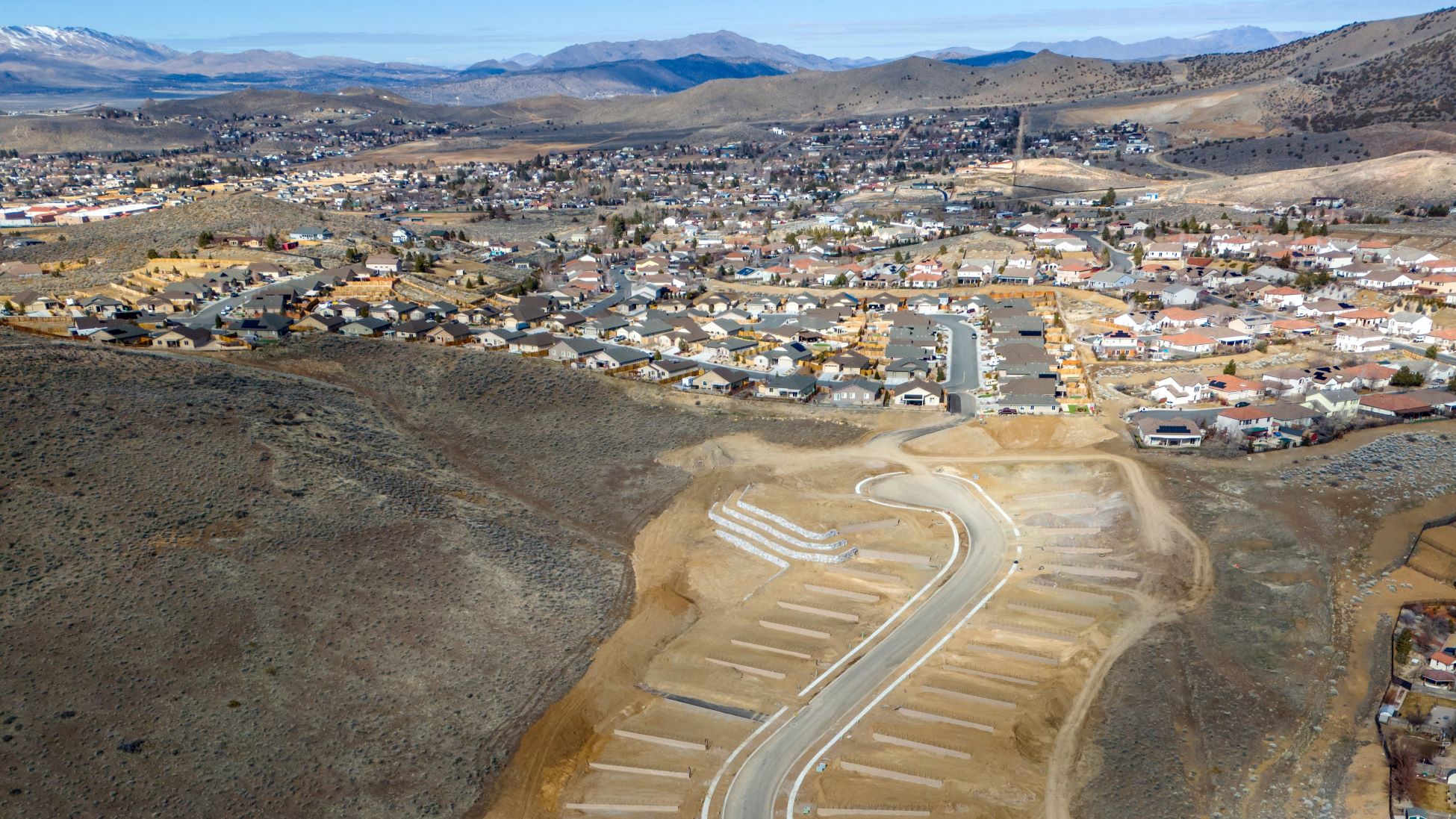 Drone photo of our coming soon community Trailside