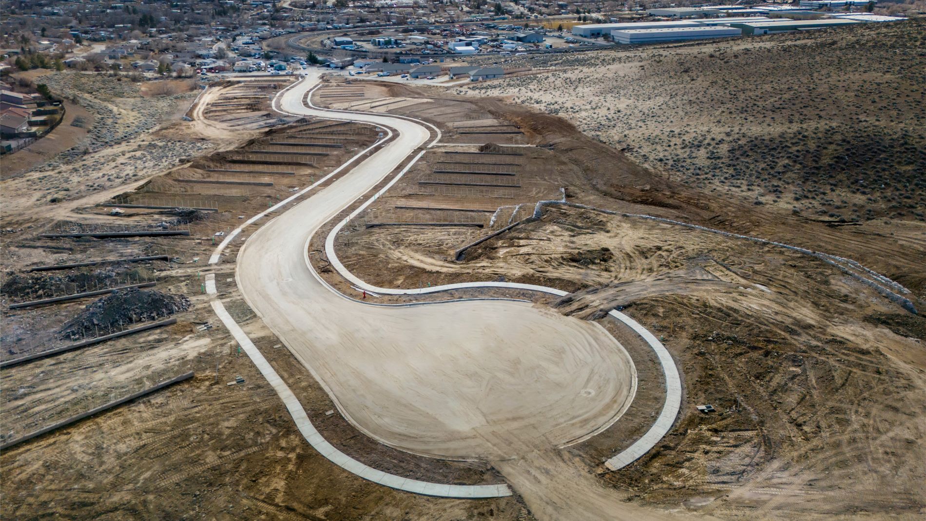 Drone photo of our coming soon community Trailside