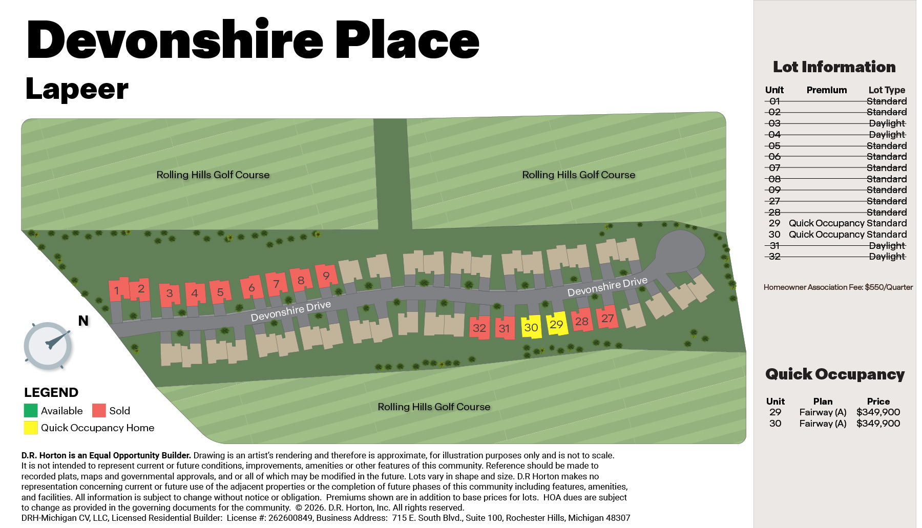 Static Lot Map
