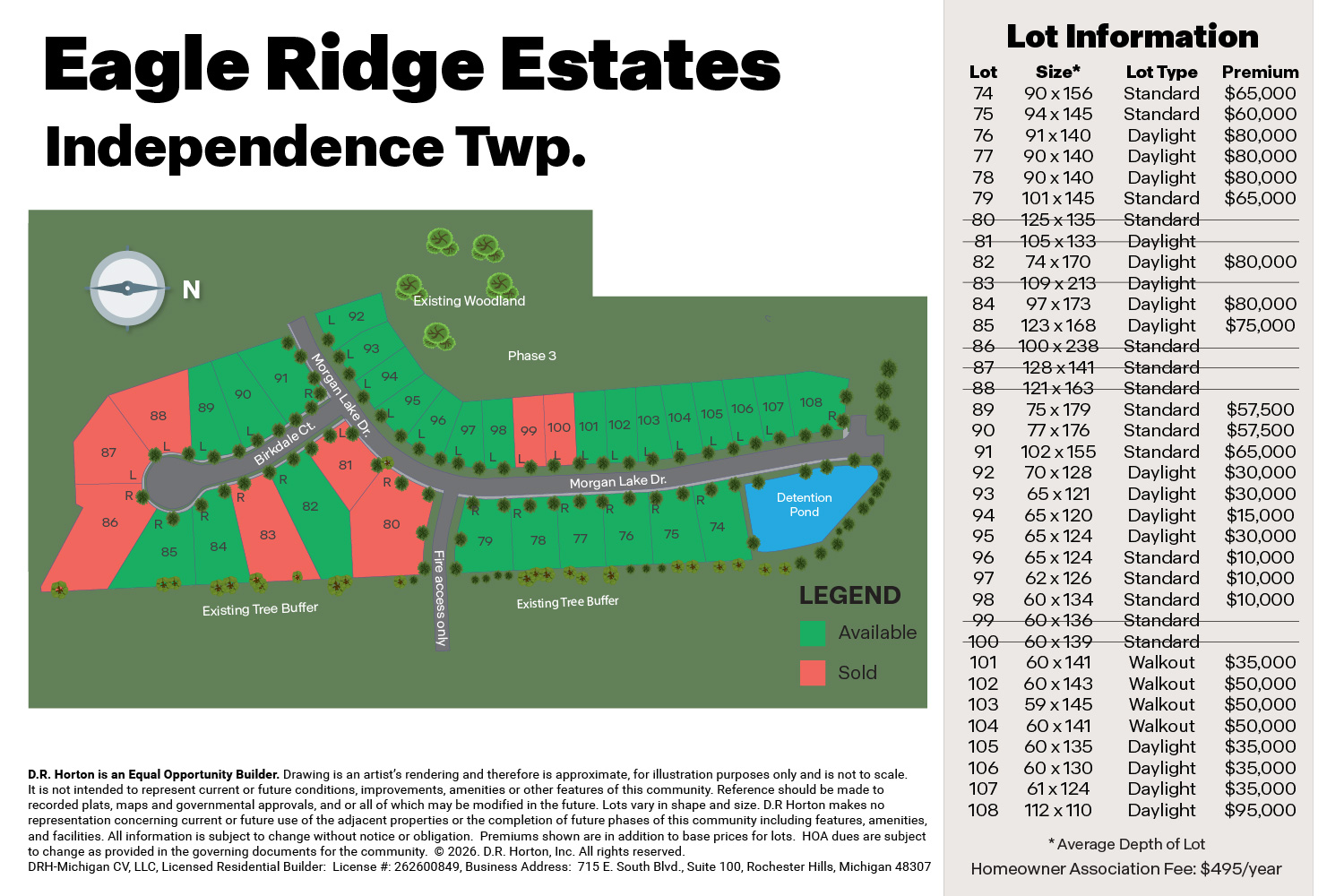 Static Lot Map