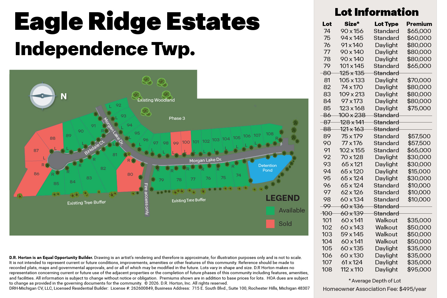 Static Lot Map