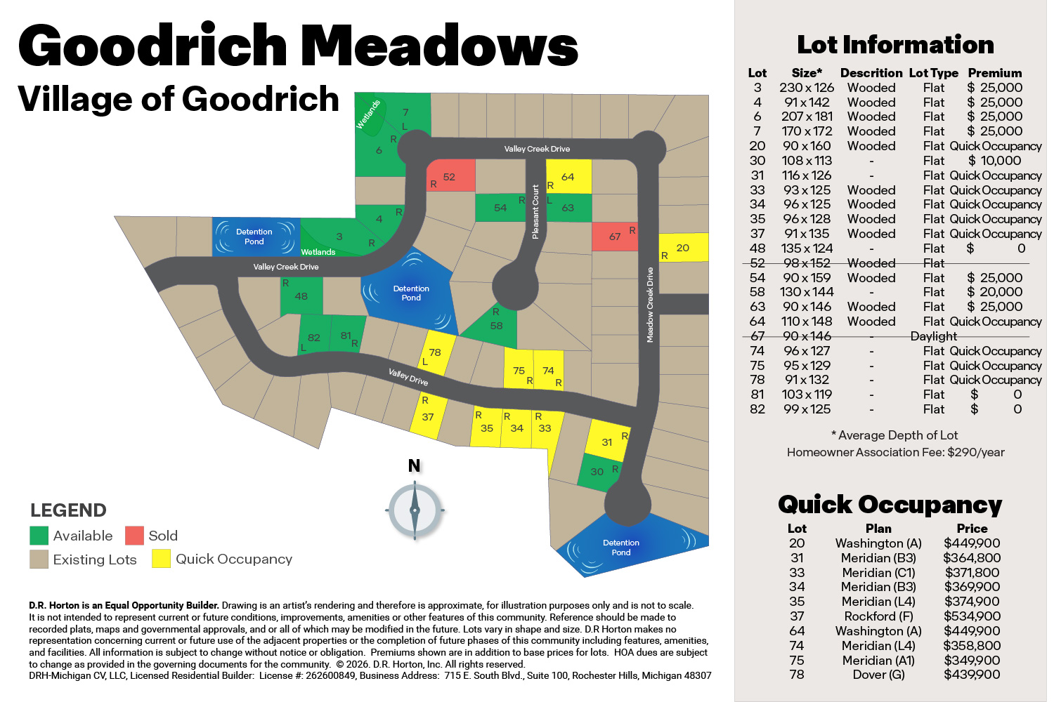 Static Lot Map