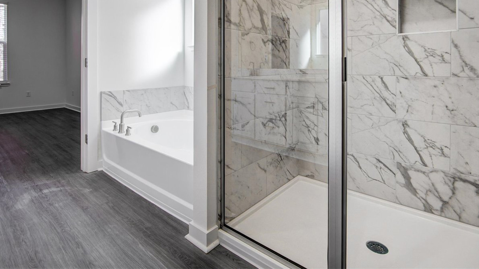 Primary bath shower