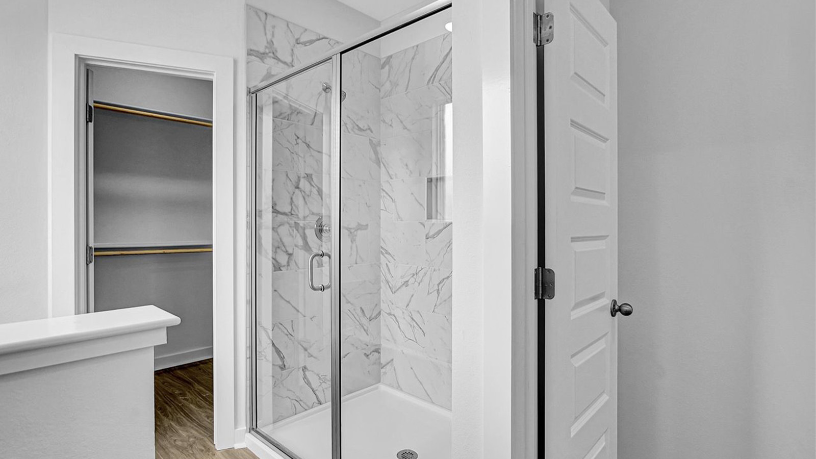 Primary bathroom shower