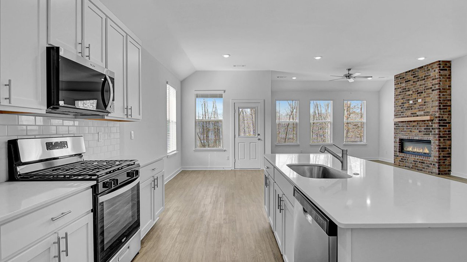 Kitchen side view
