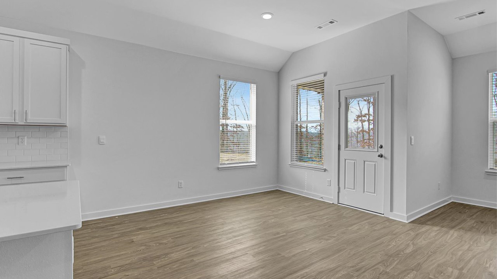 Back door dining area
