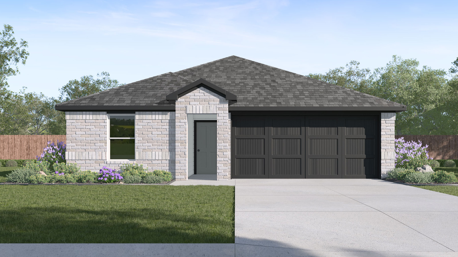 Front B Brick Rendering