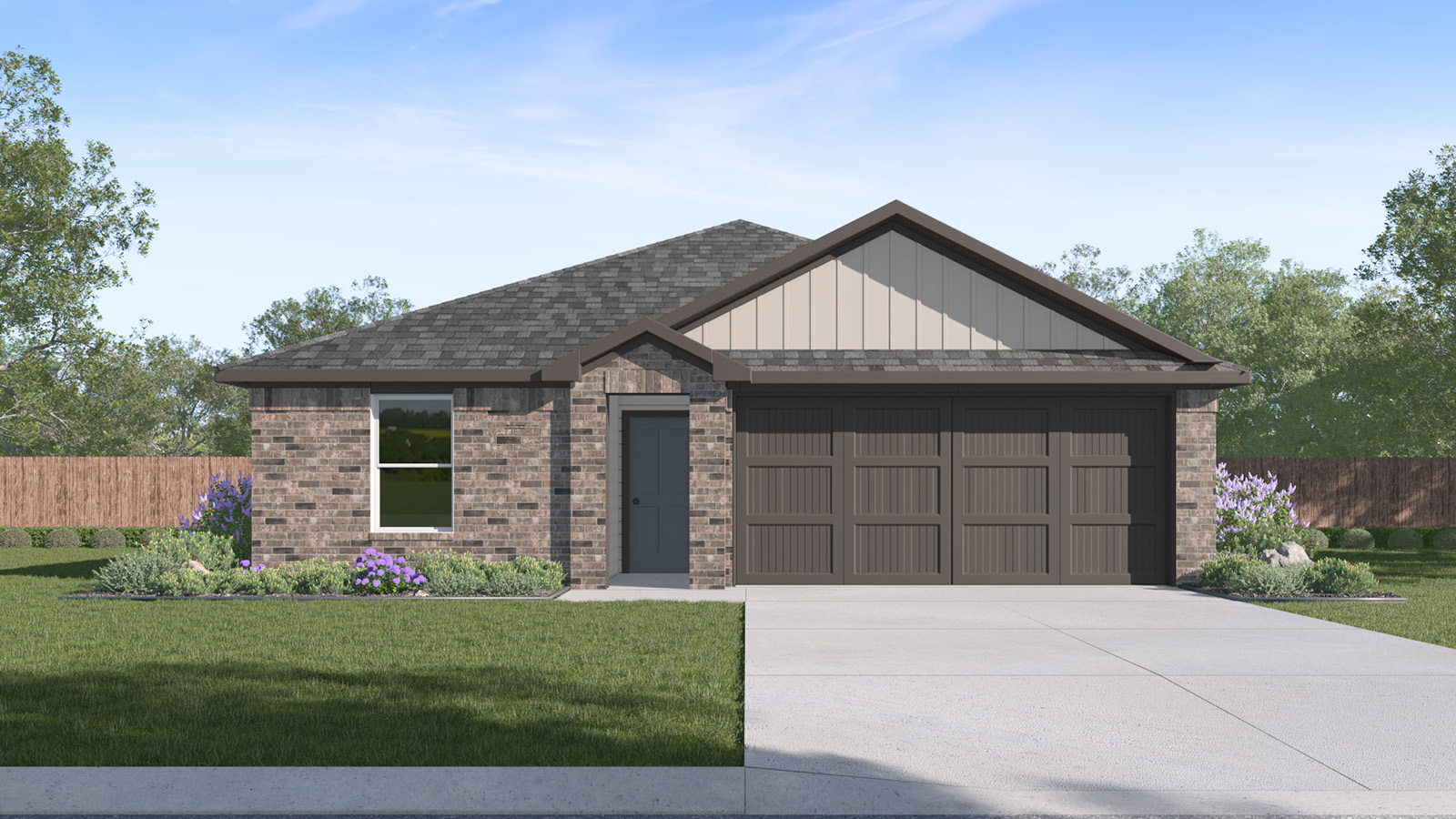 Front B Brick Rendering