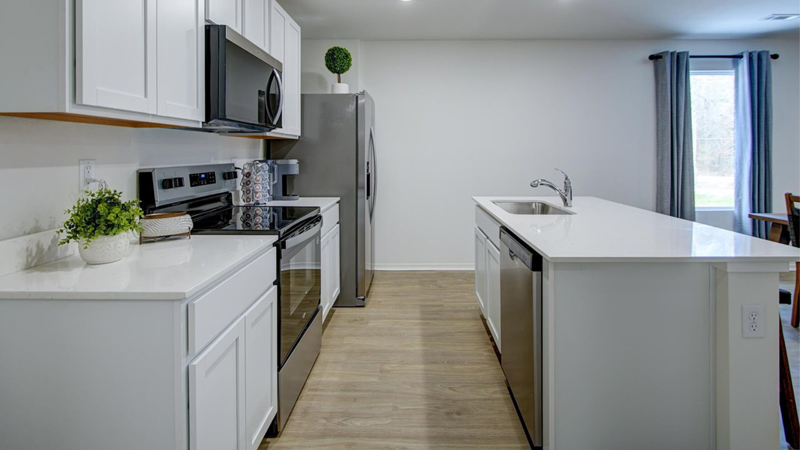 Kitchen side view