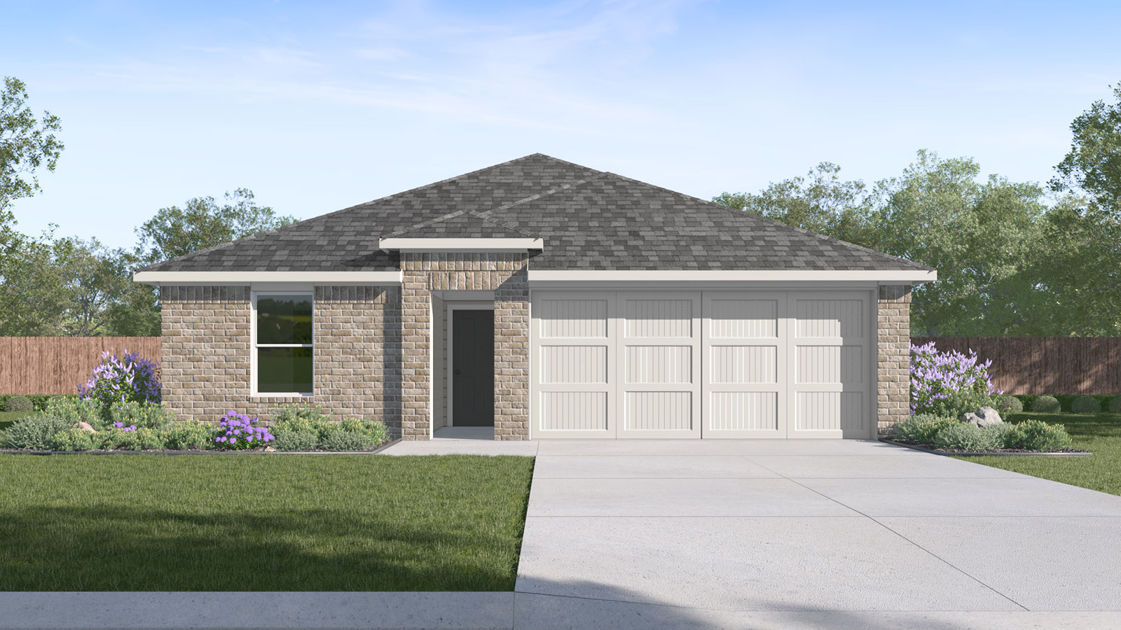 Front B Brick Rendering