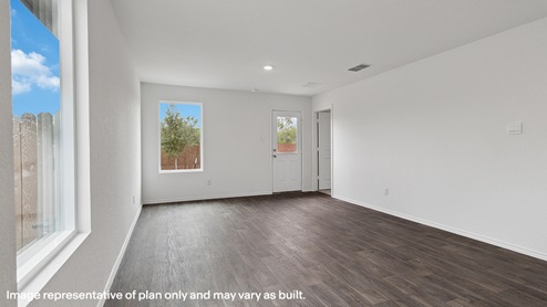 Dining and living area