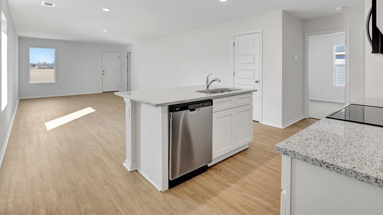 Living room from kitchen