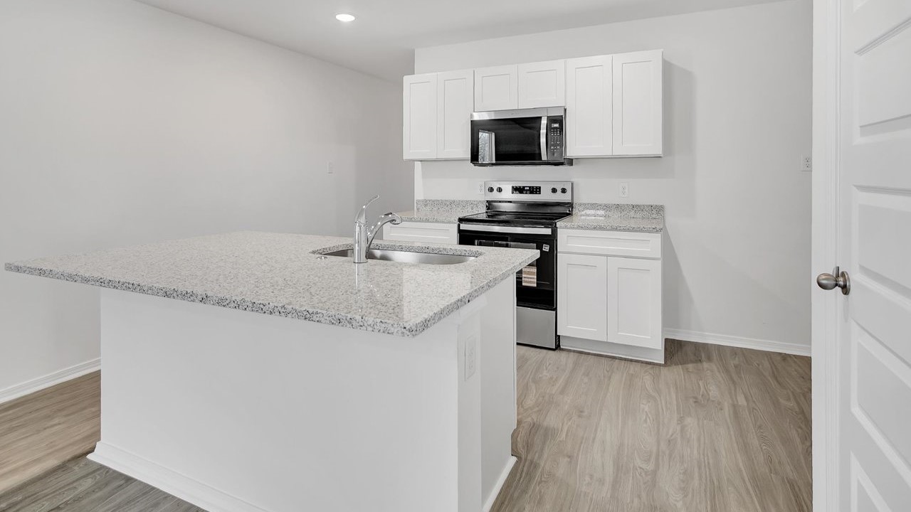 Kitchen front view
