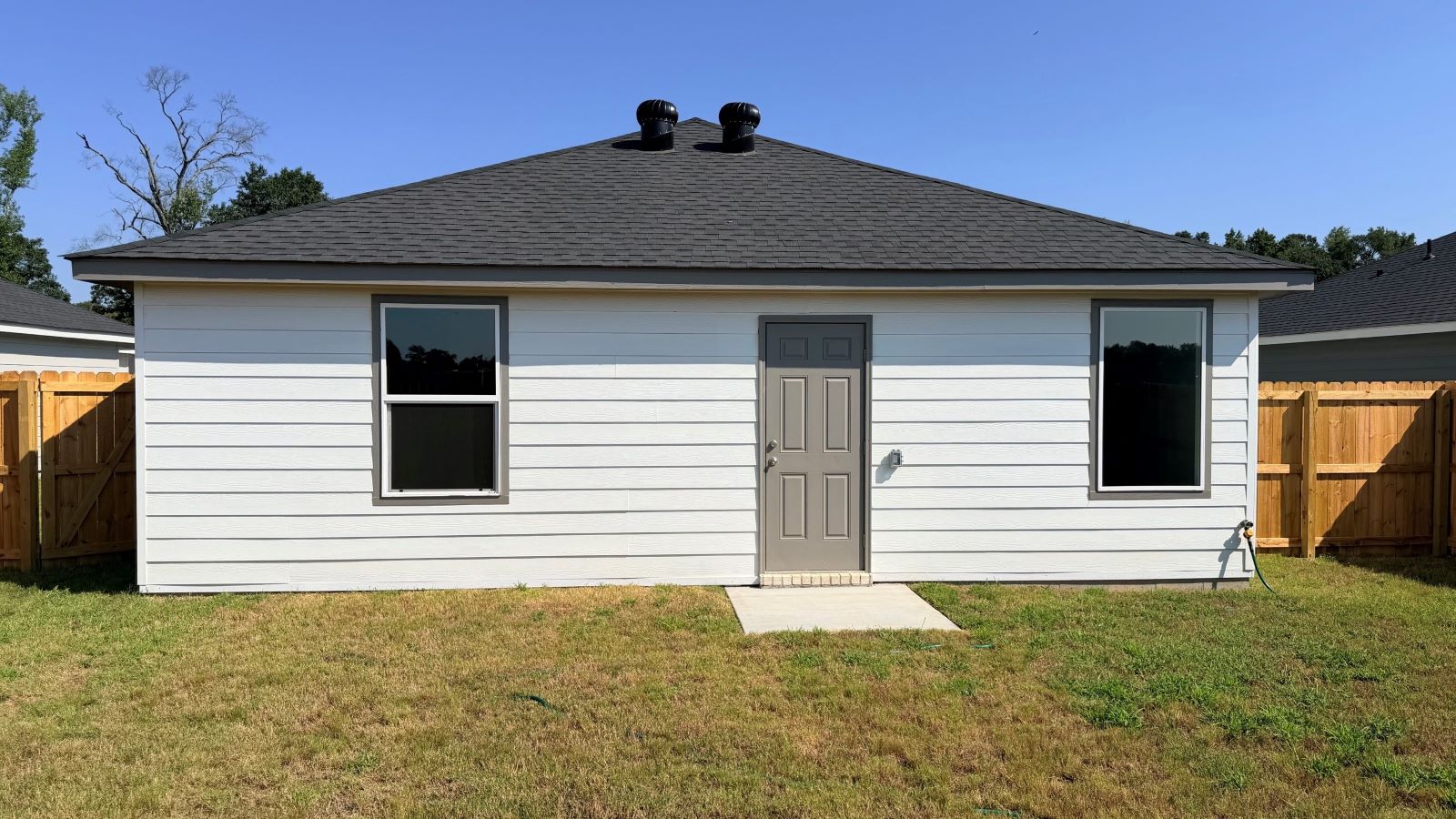Exterior back