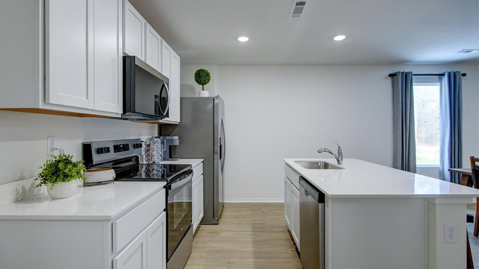 Kitchen side view