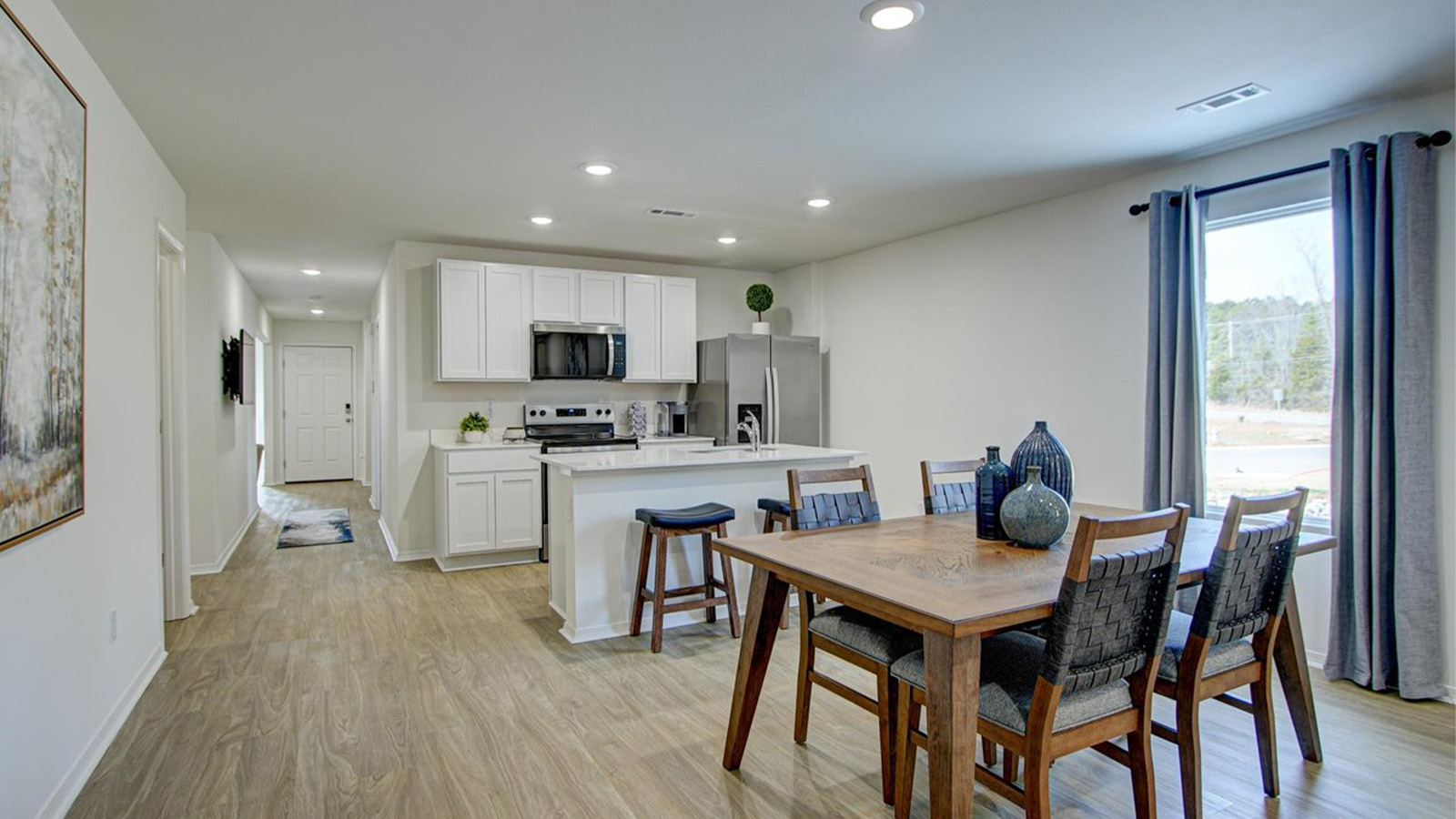 Dining area kitchen