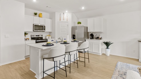 kitchen with island